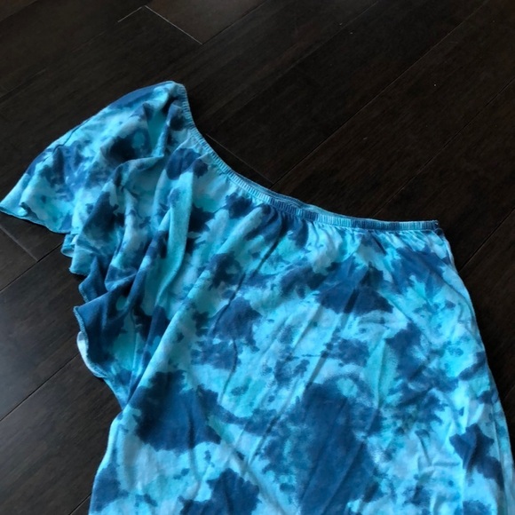 Esprit edc tie die one shoulder t shirt. EUC! - Picture 5 of 5